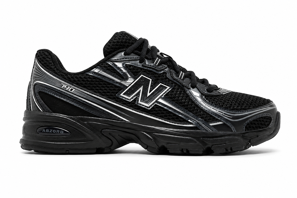New Balance 740v2 Black Grey Silver