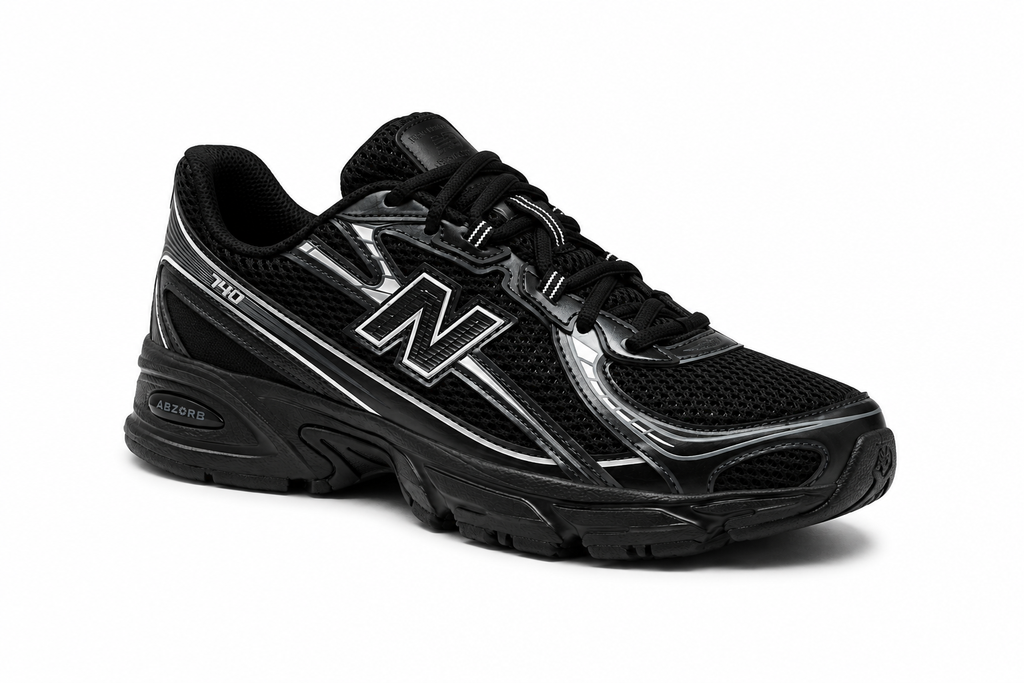 New Balance 740v2 Black Grey Silver