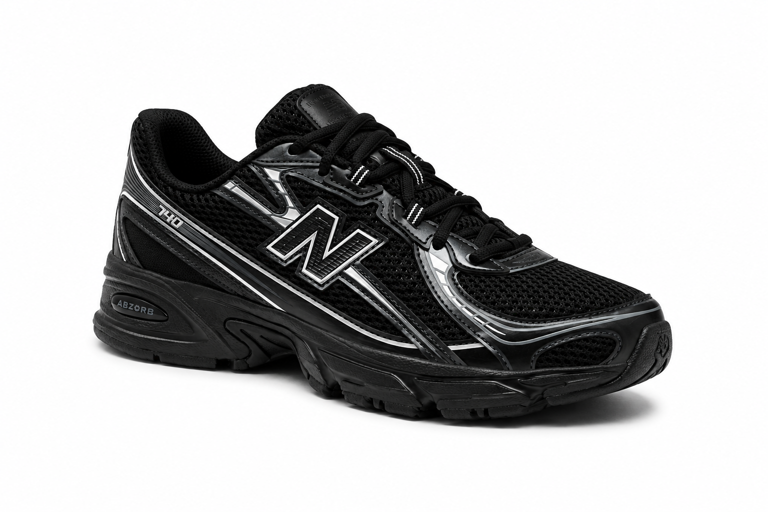 New Balance 740v2 Black Grey Silver