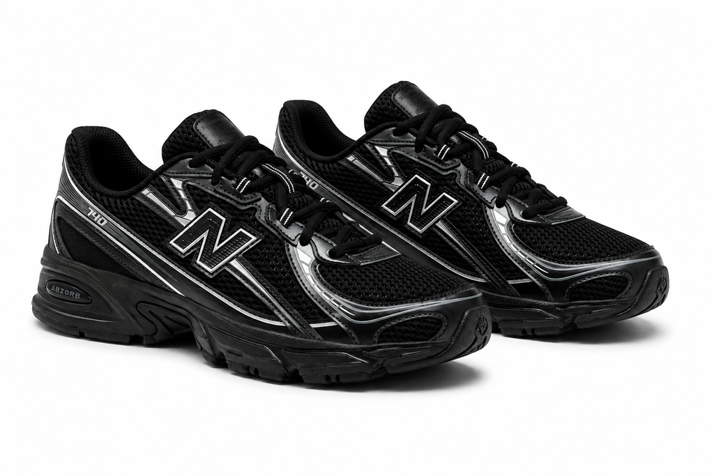 New Balance 740v2 Black Grey Silver