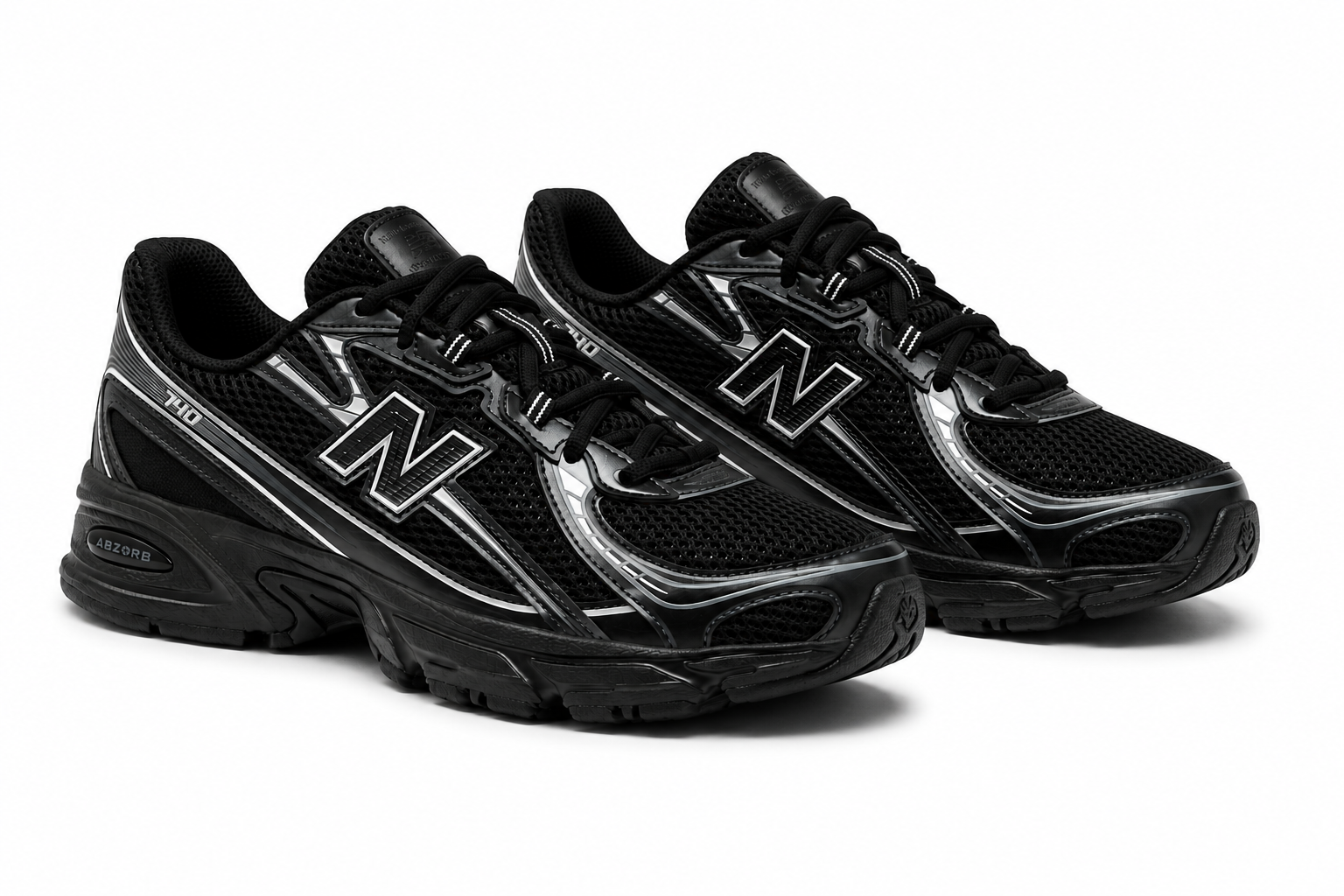 New Balance 740v2 Black Grey Silver