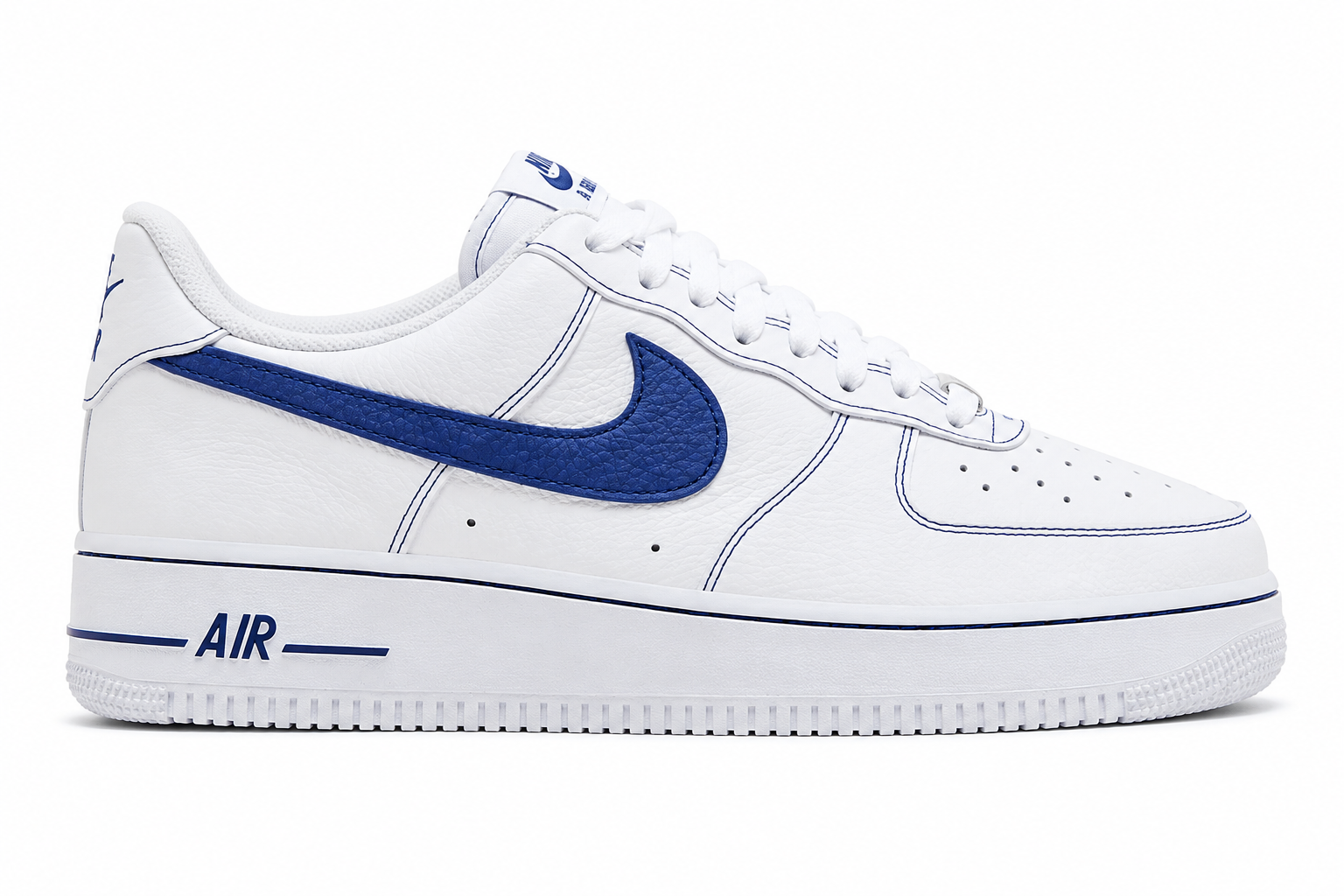 Nike Air Force 1 Low '07 LV8 White Deep Royal Blue