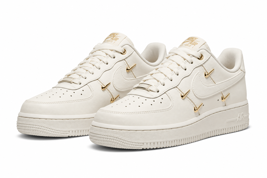 Nike Air Force 1 '07 LX CN Sail Gold Mini Swooshes