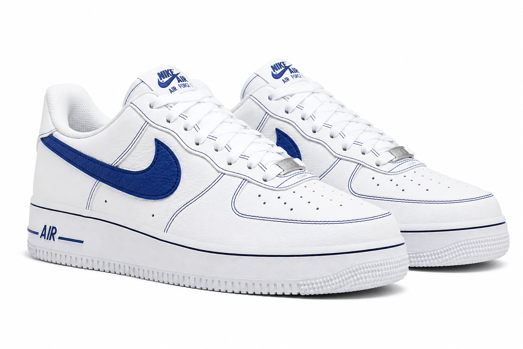 Nike Air Force 1 Low '07 LV8 White Deep Royal Blue