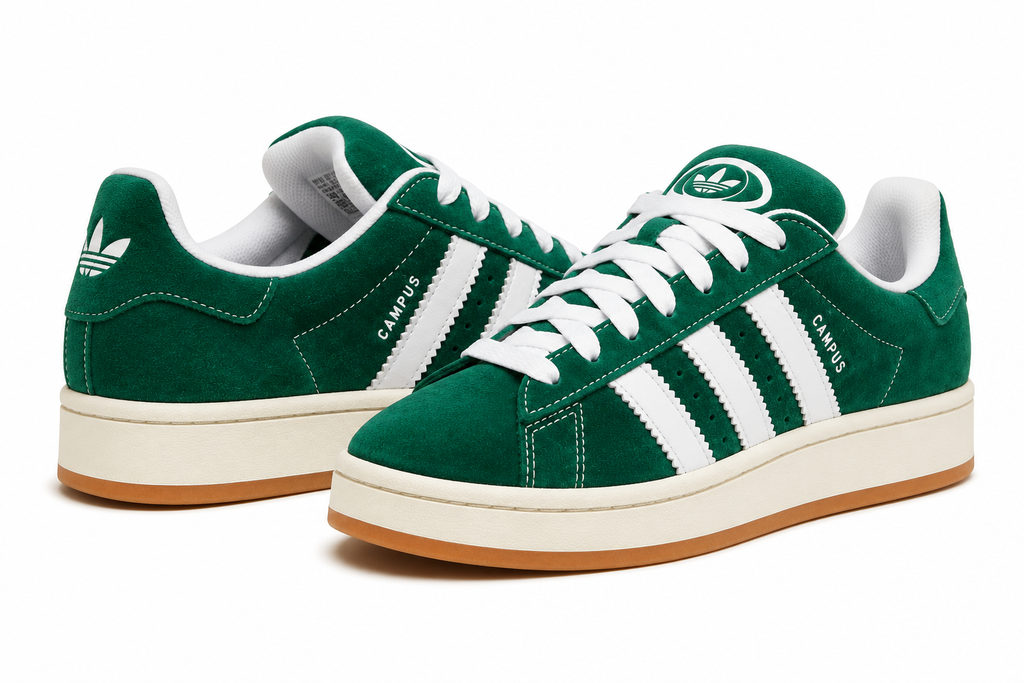 adidas Campus 00s Dark Green Cloud White