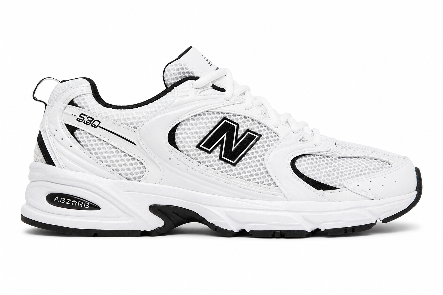 New Balance 530 White Black Details