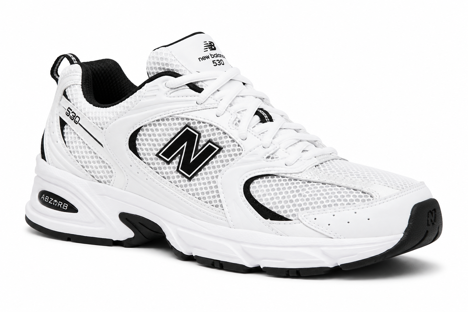 New Balance 530 White Black Details