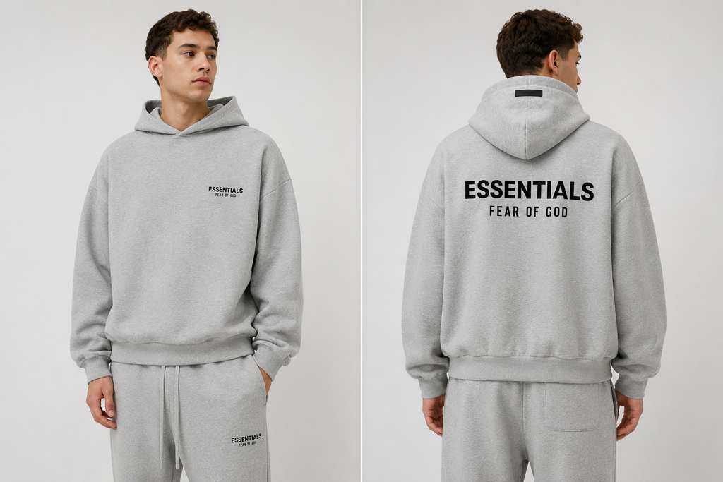 Fear of God Essentials Hoodie Light Oatmeal