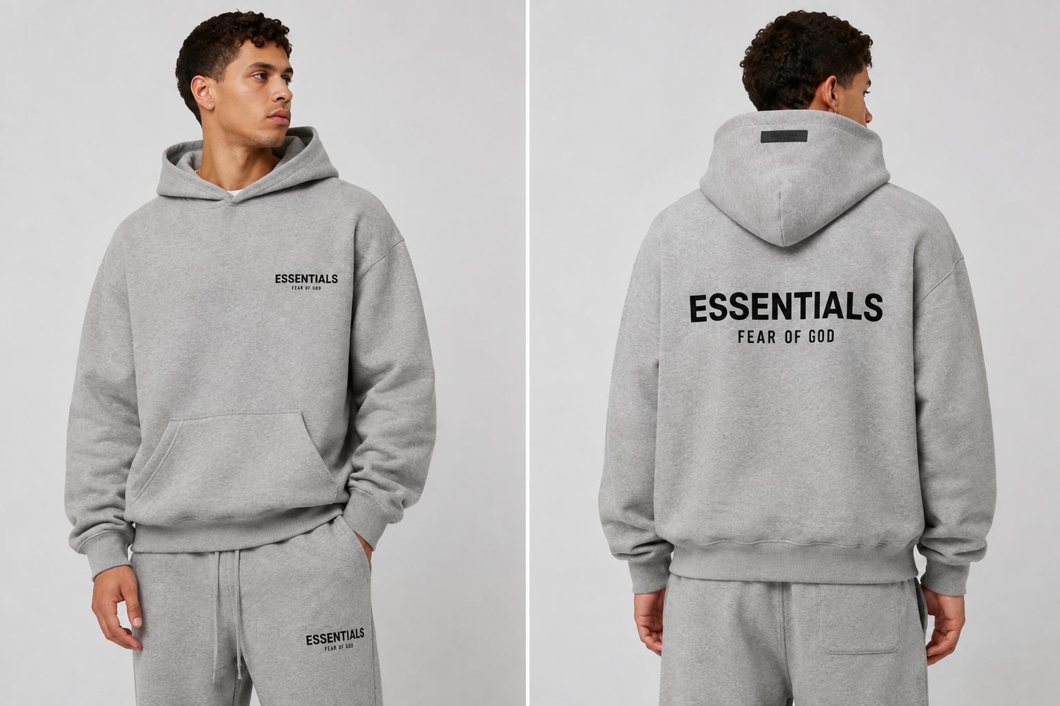 Fear of God Essentials Hoodie Dark Oatmeal
