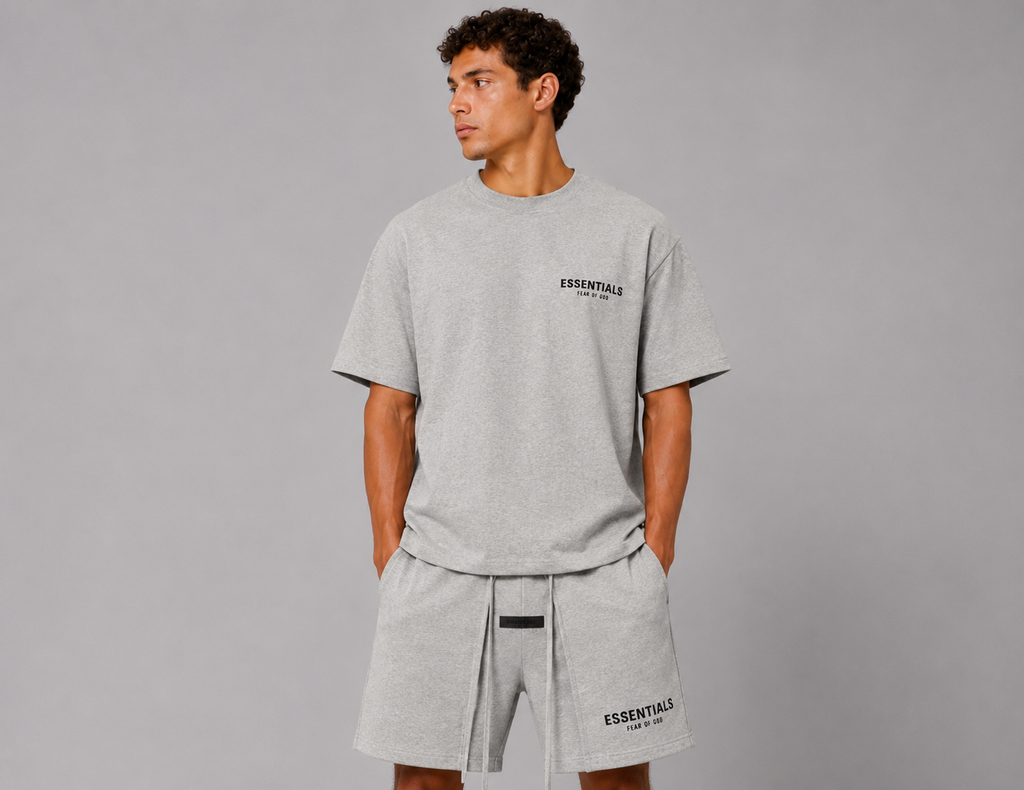 Fear of God Essentials Sweatshort Dark Oatmeal